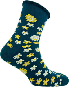 Retro-sukat kukkakuosi (VAIN koko 36-38)