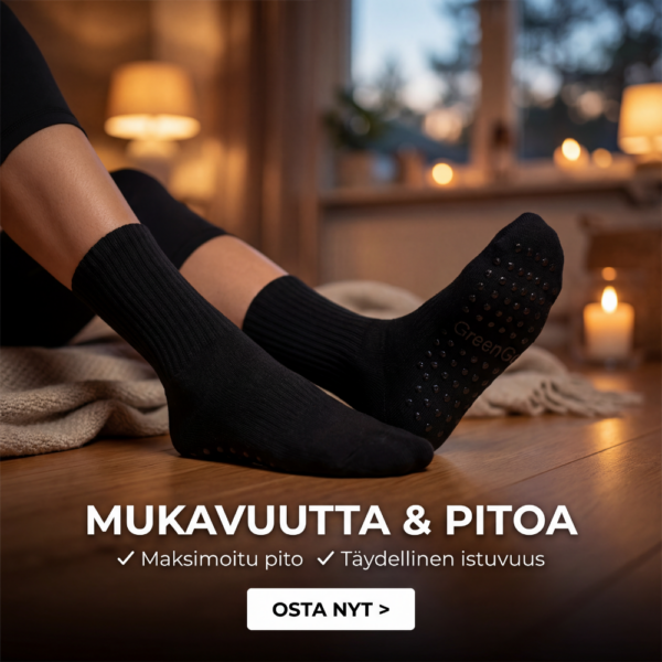 Liukueste sukat sopivat salille ja joogaan