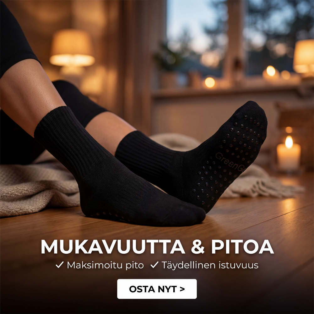 Liukueste sukat sopivat salille ja joogaan