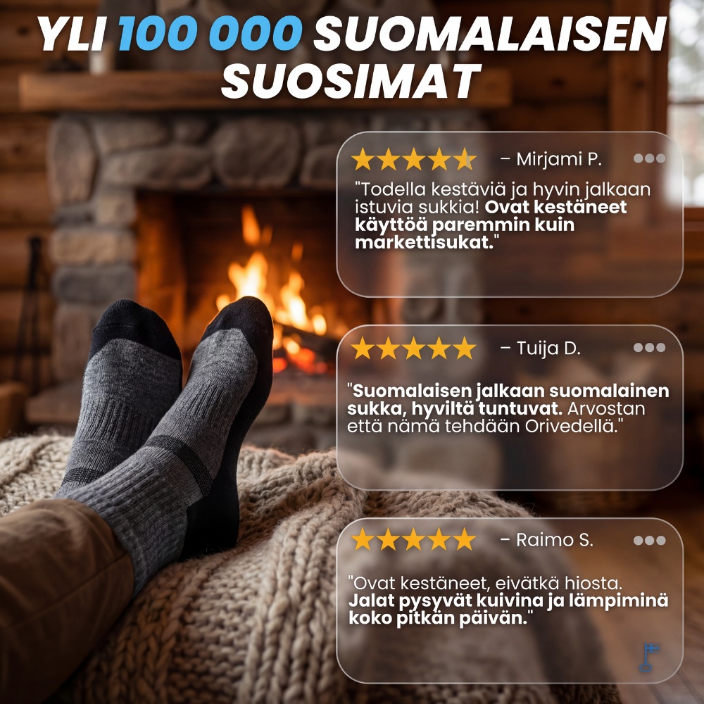 yli 100 000 suomalaisen valinta