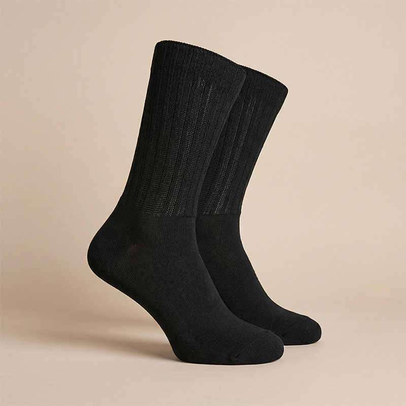 Merinovillasukat, kiristämätön varsi