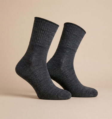 Alpakkasukat, froteepohjalla