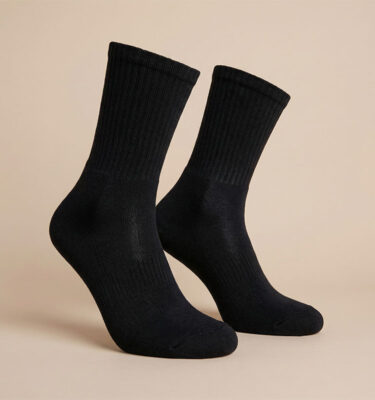 Merinovilla-Polyamidisukat, froteepohja