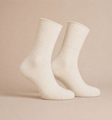 Alpakkasukat, froteepohjalla