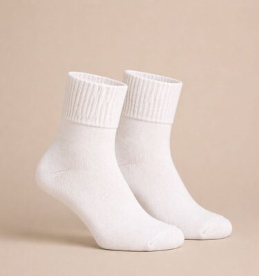 Ohuet puuvillasukat 3/4 varsiosa