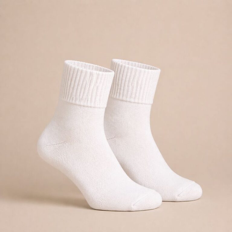 Ohuet puuvillasukat 3/4 varsiosa