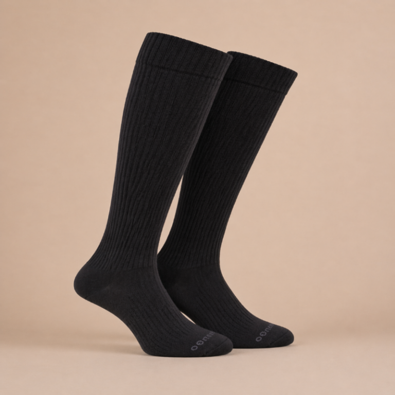 Tekninen pelisukka, polvipituus