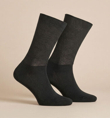 Kiristämättömät Hopea-Puuvillasukat