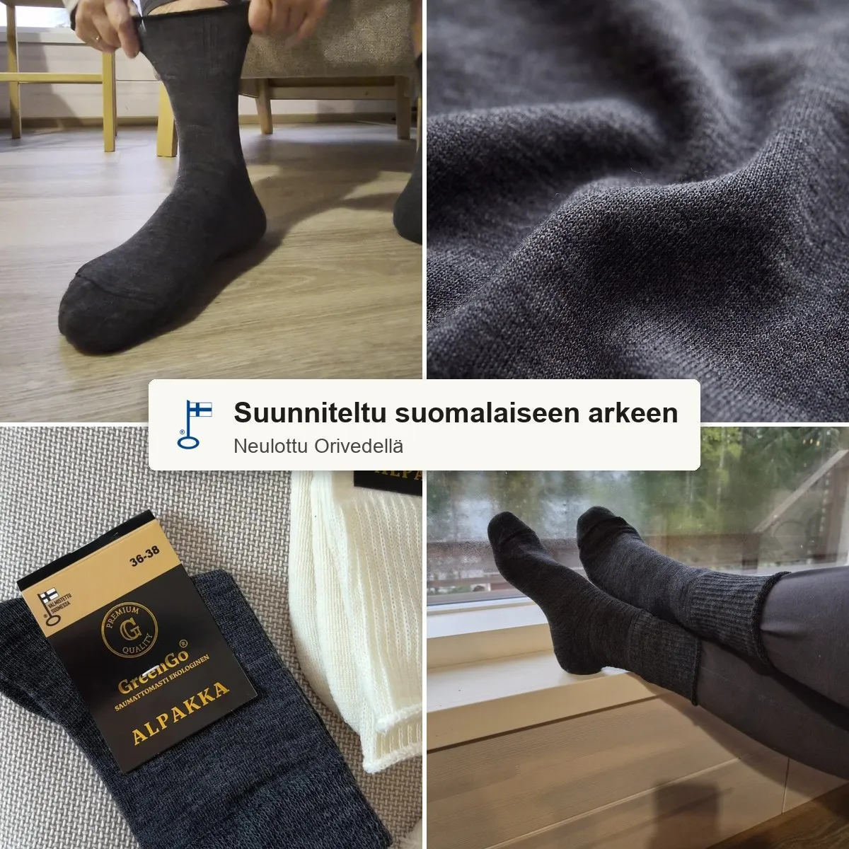 Ohuet Alpakkasukat - Image 3