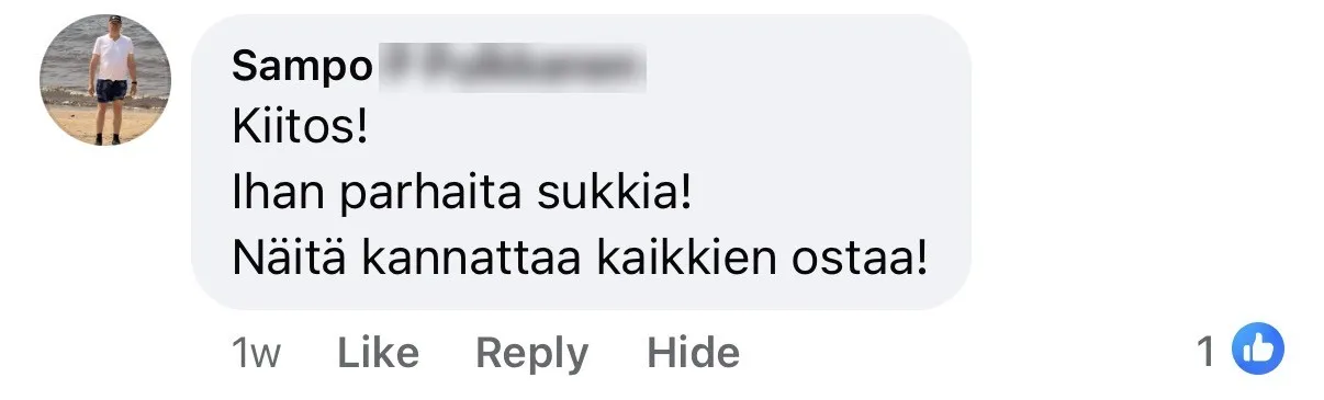 Sampo: ihan parhaita sukkia, näitä kannattaa kaikkien ostaa